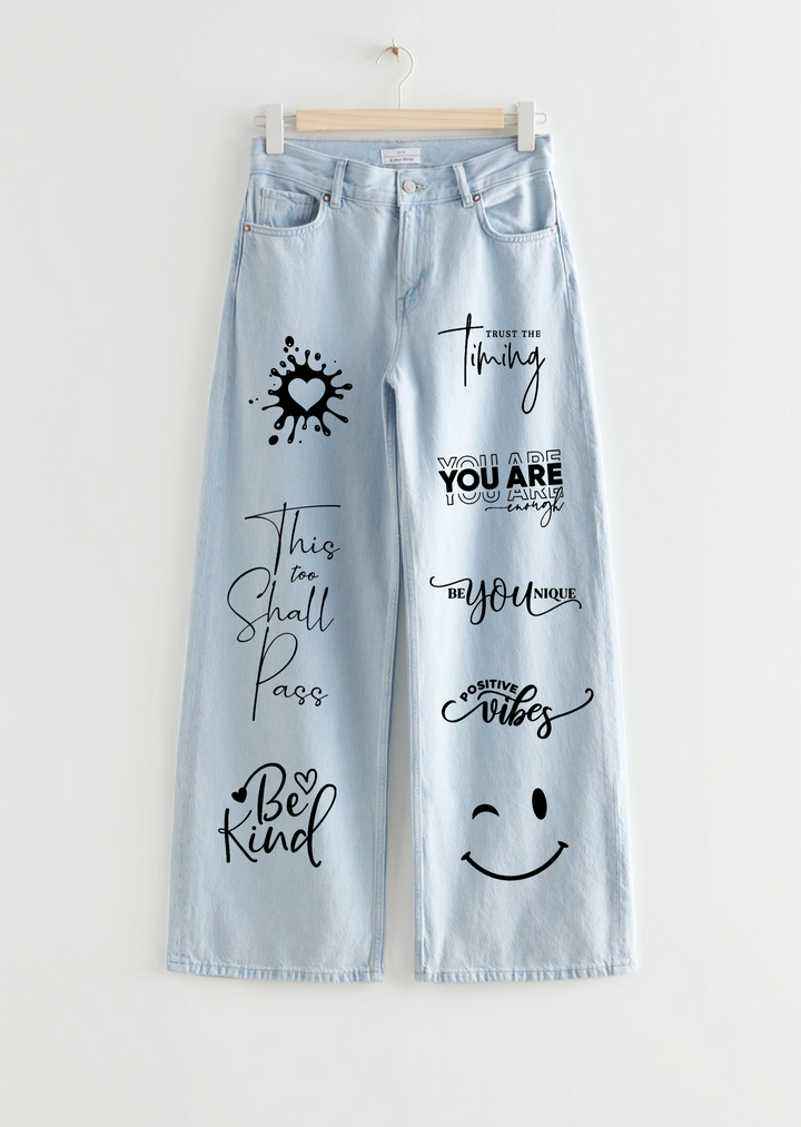 This too shall pass wide leg T-shirt.pk