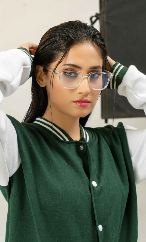 Bottle Green Varsity Jacket