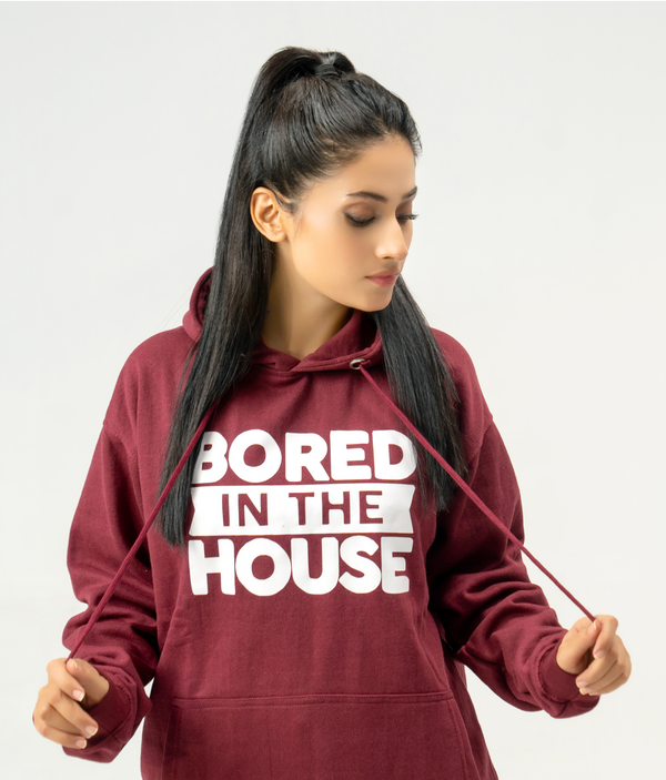 Maroon Board In The House Hoodie