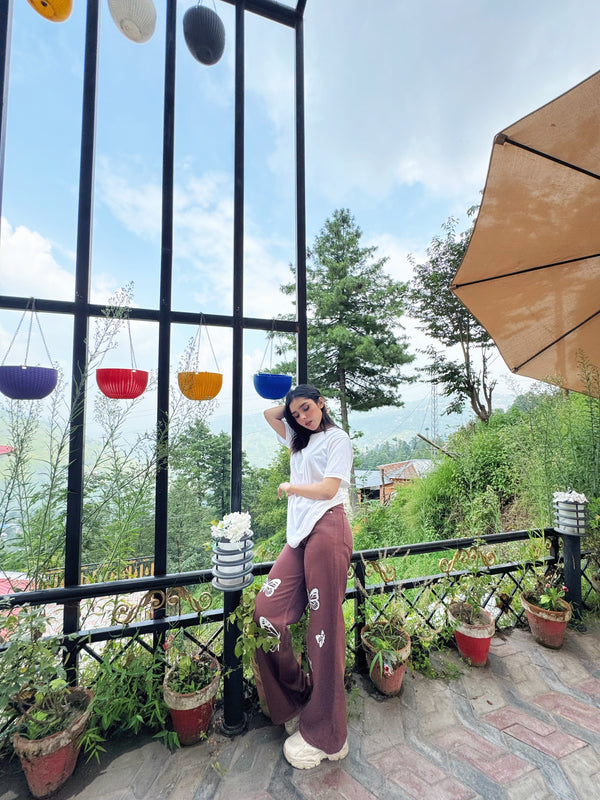 Brown Jean's 5 Butterflies