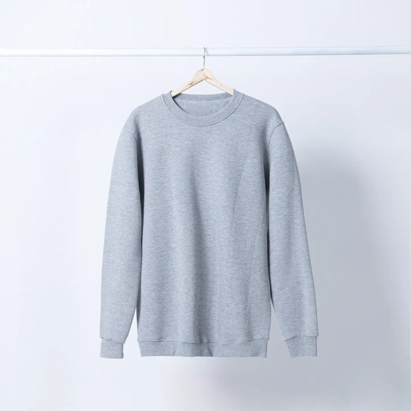 Light Gray Winter Sweatshirt