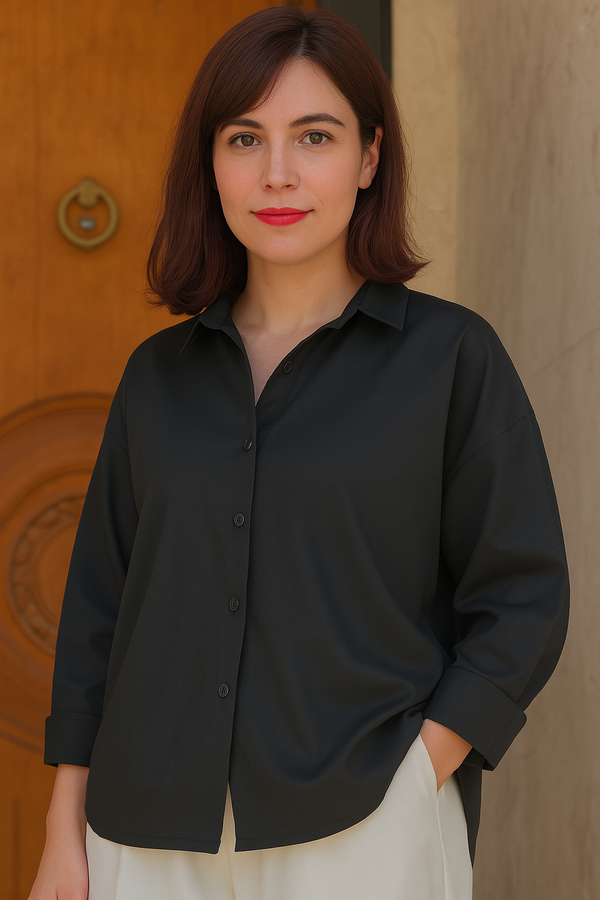 Black Button Down Shirt