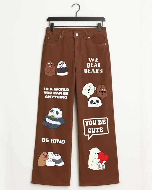 Brown Jeans We Bear Bears