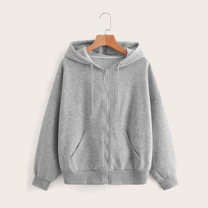 Plain Zipper Hoodies T-shirt.pk