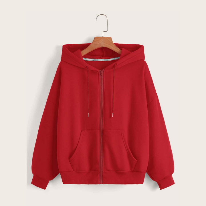 Plain Zipper Hoodies T-shirt.pk