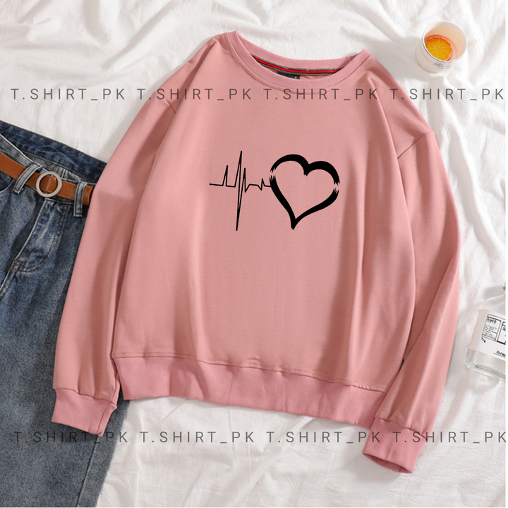 Heart Beat Sweatshirt T-shirt.pk