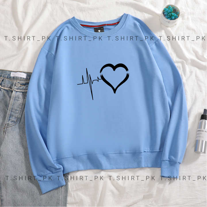 Heart Beat Sweatshirt T-shirt.pk