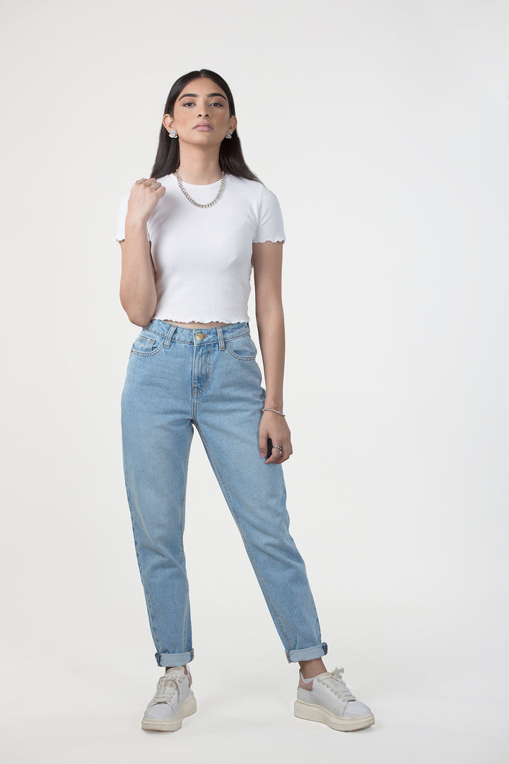 Meera Mom Jean's T-shirt.pk